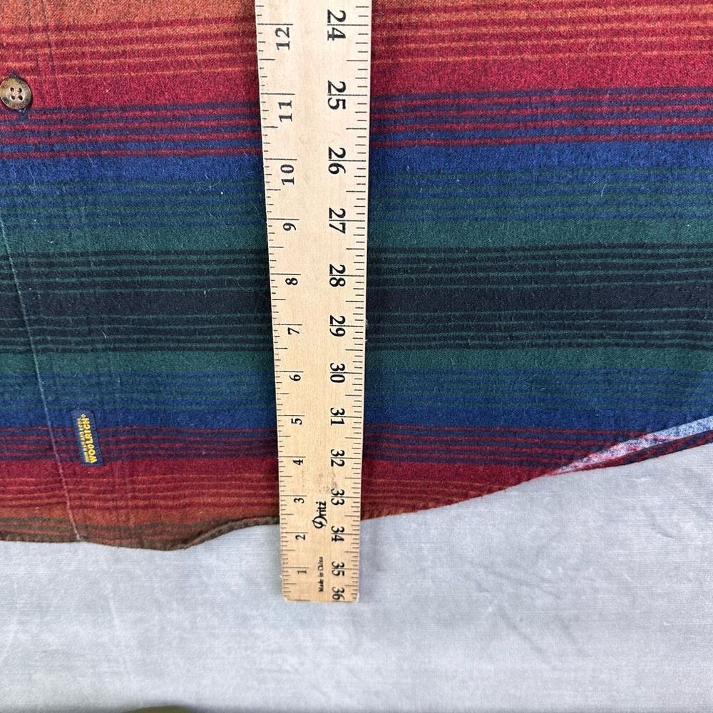 Woolrich Shacket Mens XXL Serape John Rich & Bros Heavyweight Shirt Chamois VTG - Picture 8 of 9